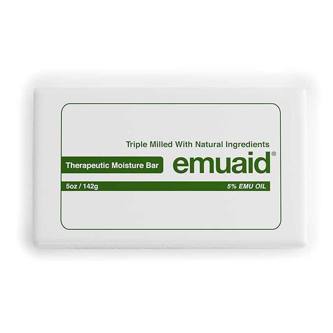 EMUAID Acne Erasing Trio - Therapeutic Moisture Bar, Overnight Acne Solution, EMUAIDMAX First Aid Ointment - Skincare Set Targets Cystic Acne, Clears Blackheads, Helps Improve Acne Scars & Blemishes