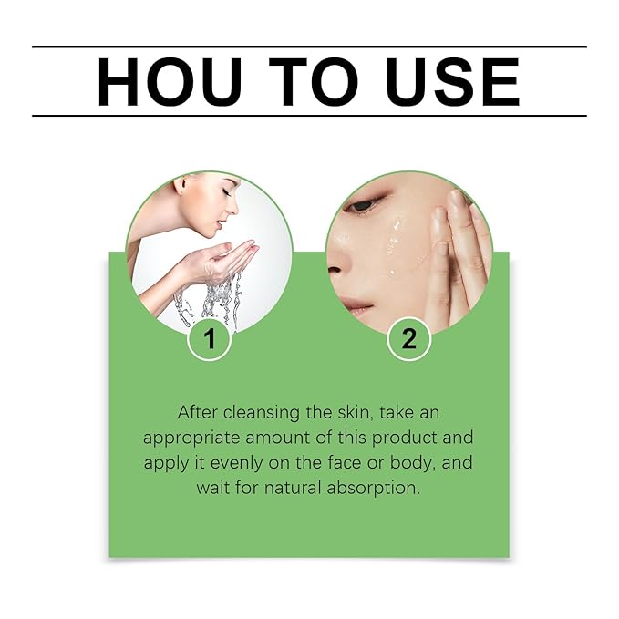 Aloe Vera Gel – Soothing and Hydrating Gel for Face and Body – Organic Aloe Vera Gel for Dry, Sensitive, and Acne-Prone Skin