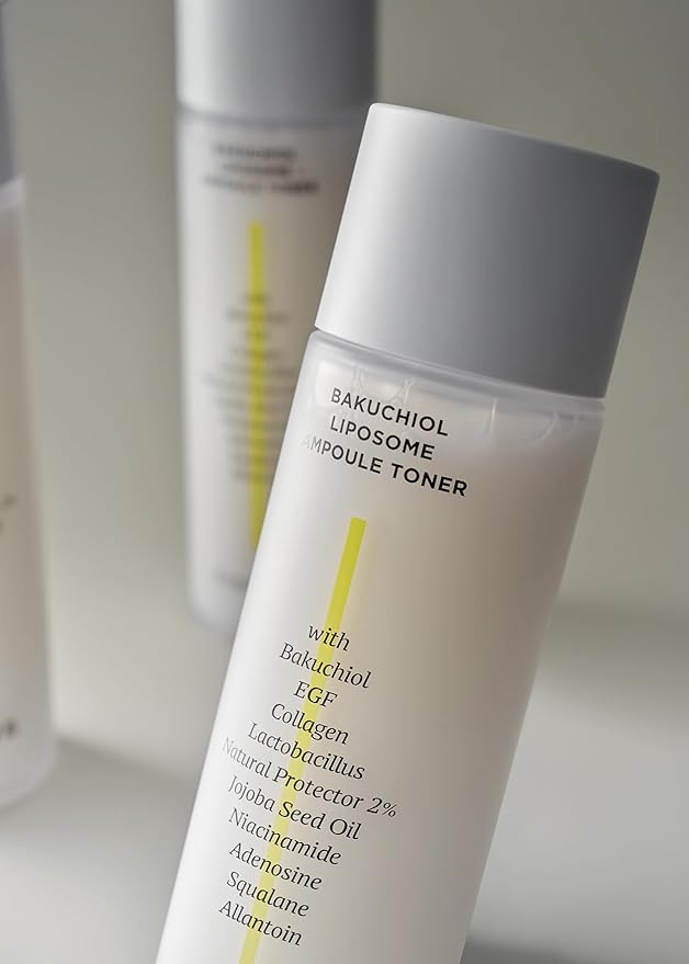 [FINDIVE Official] Bakuchiol Liposome Ampoule Toner, Bakuchiol, Plan-Based Retinal Alternative, Liposomal Squalane1%, Allantoin, Anti Wrinkle Toner, 5.07fl.oz