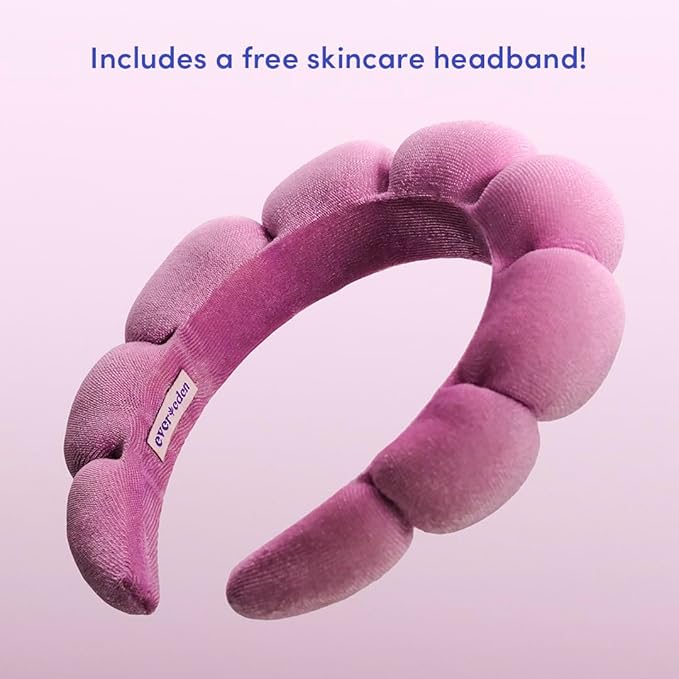 Evereden Kids Skincare Bundle: 1-2-3 Routine with Multi-Vitamin Peach Face Wash, Cream, SPF 30 & Spa Headband – Gentle, Nourishing Skincare & Fun Hair Management for Kids – Perfect for Daily Care