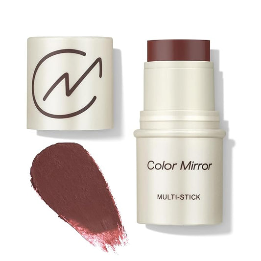 Multi-Use Makeup Stick - Blush, Lipstick, Eyeshadow & Highlighter For All Skin, Buildable Color, Long-Lasting, Lightweight, Natural Soft Finish(56 Muddy Matte), 0.158 oz