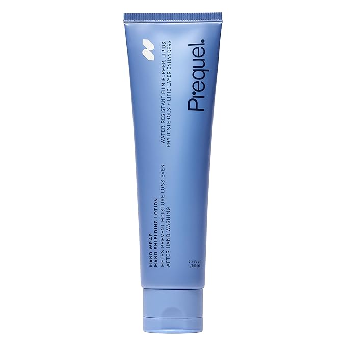 Prequel Skin Hand Wrap, Hand Cream for Dry Cracked Hands. Deep Nourishing Moisturizing Formula. Non-Greasy Balm for Women and Men. Unscented Skincare with Moisture Lock Formula. 3.4oz
