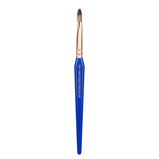 Bdellium Tools Professional Makeup Brush - Golden Triangle 934 Precision Concealer - With All Vegan and Soft Synthetic Fibers, For Concealing (Blue, 1pc)