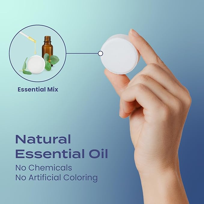 Body Restore Shower Steamers Aromatherapy 6 Pack - Birthday Gifts for Men, Women, Dad Gift, Stress Relief, Relaxation, Self Care - Clarity