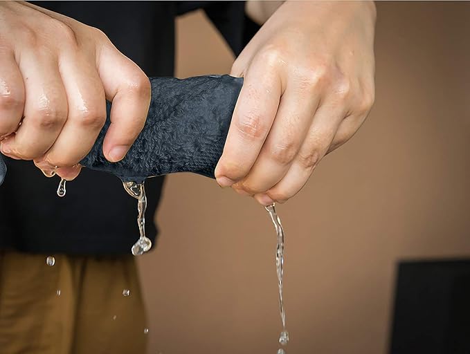 Softolle 100% Cotton Washcloths 24 Pack (12x12 Inches) Soft, Highly Absorbent Washcloth, Face Towels, Wash Cloths for Face, Ring Spun, Bulk Pack (Grey)