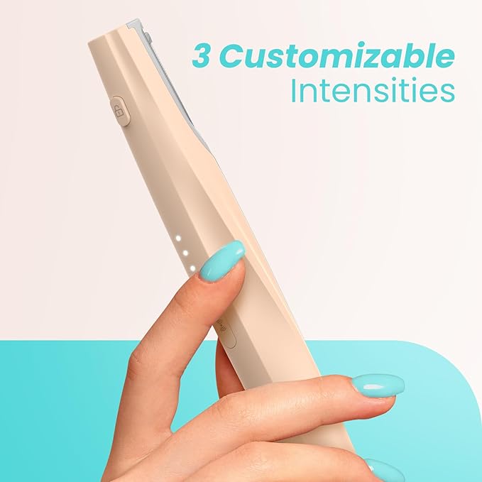 Sonic Dermaplaning Tool for Face - Rechargeable Dermaplane Razor with 6 Refill Dermablades, Facial Hair & Peach Fuzz Remover for Women (Pink)