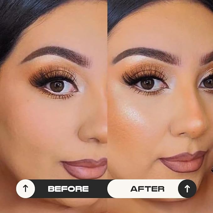 Chamko Premium Radiant Glow Highlighter Palette – Makeup Artist Approved, Richly Pigmented & Skin-Nourishing Formula with Luminous Finish | Talc-Free, Vegan & Cruelty-Free, 0.7 oz