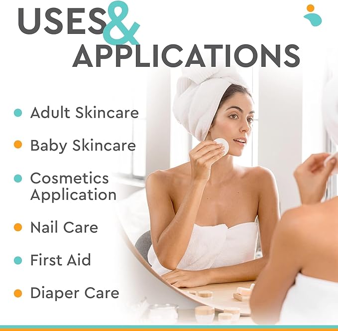 Cotton Rounds & Pads (240 Count (Pack of 3), Extra Large & Pressed)