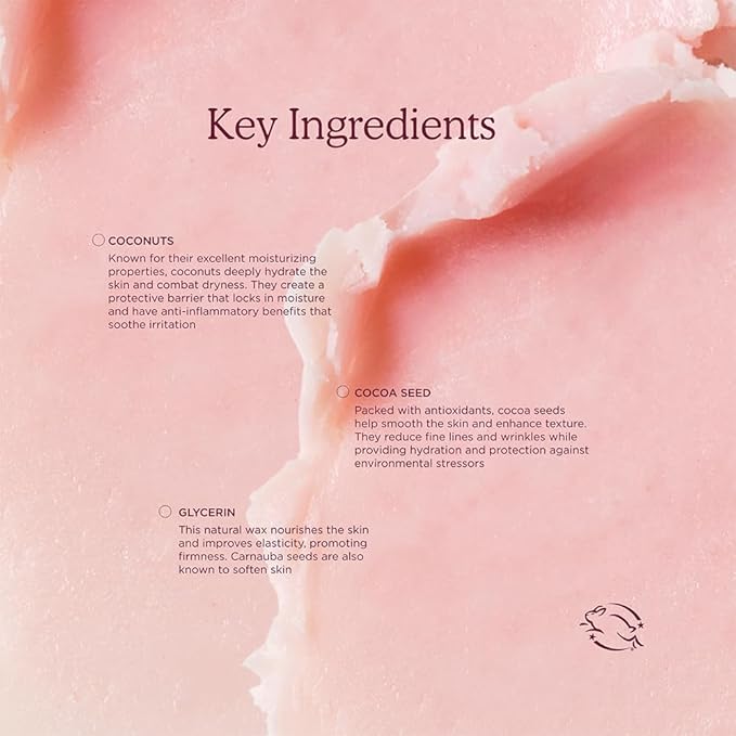 HANNI Fatty Body Moisturizer Stick with Fatty Acids, Travel Size Friendly Solid Lotion for Plumping and Hydration, Fragrance-Free and Safe for Sensitive Skin, 2.5 oz