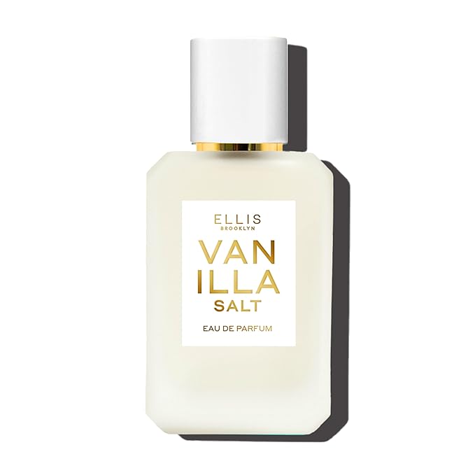 Ellis Brooklyn VANILLA SALT Eau de Parfum 1.7oz / 50ml - Gourmand Vanilla Perfume with Sea Salt, Luminous Musk, and Jasmine- Clean, Vegan, Cruelty-Free, Long Lasting Perfumes for Women