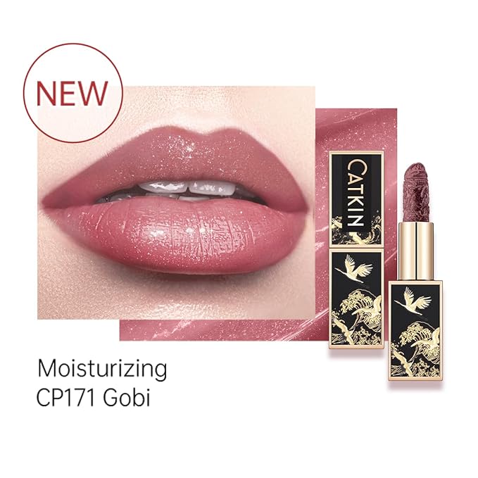 Catkin Moist Lipstick Hydrating High Impact Color Infused with Vitamin E and Avocado Oil Smooth Soft Texture Long Lasting Glow Finish 171