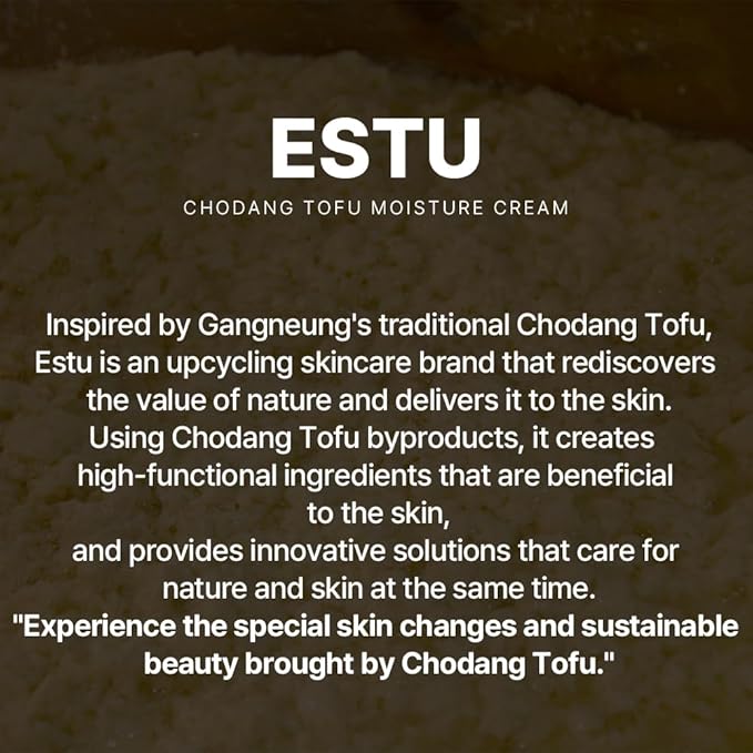ESTU CHODANG Moisture Cream | Hydrated Glowing Skin | Soybean Ceramide | Botanical Extracts | 50g | Vegan Eco Friendly | Daily Skincare - 50g