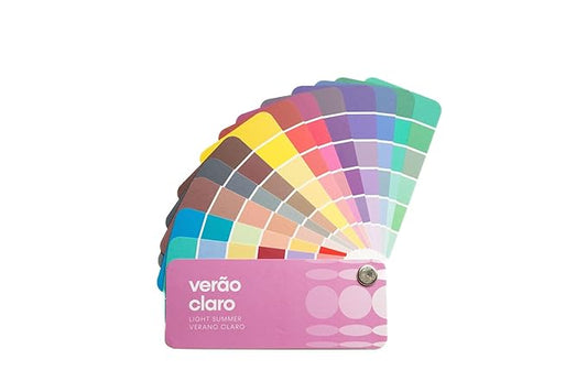 Multilingual Light Summer Palette Color Fan by Studio Immagine, Personalized Color Guide for Cost Saving, Smart Shopping, Outfit & Wardrobe Planning; Verano Claro/Verao Claro