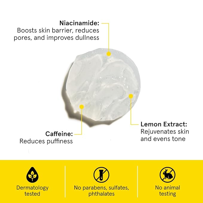 Lumin Men’s Dark Circle Defense Balm – Hydrating Eye Cream with Caffeine & Niacinamide, Korean Skincare for Men, Reduces the Look of Puffiness, Fine Lines & Dark Circles, Daily & Night Use, 20ml