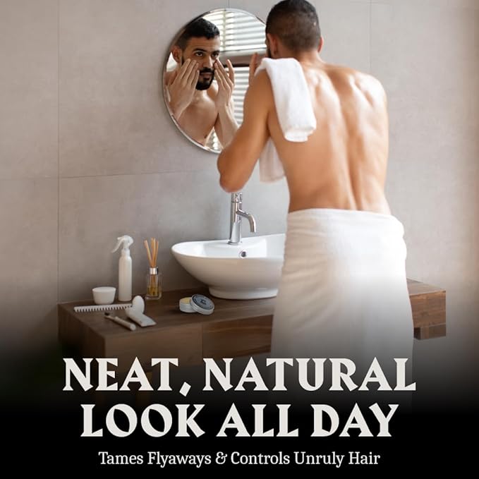 Beard Balm for Men - Leave in Beard Conditioner - Styling Balm Made with Naturally Derived Beard Butter, Argan & Jojoba Oils (2 Ounce (Pack of 1), Blue Ocean)