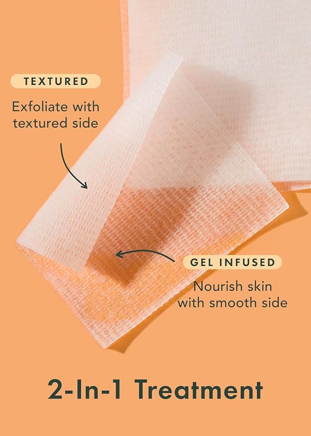 Rael Toner Pads - Cotton Pad for Face, Korean Skin Care, Dual Textured, Exfoliating and Soothing with Carotene, Niacinamide, Hyaluronic Acid, Hydrating, Vegan (70 Count)