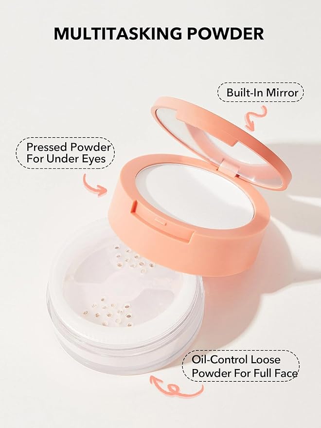 SHEGLAM Insta-Ready Face Powder Loose Under Eye Setting Powder - Natural Linen