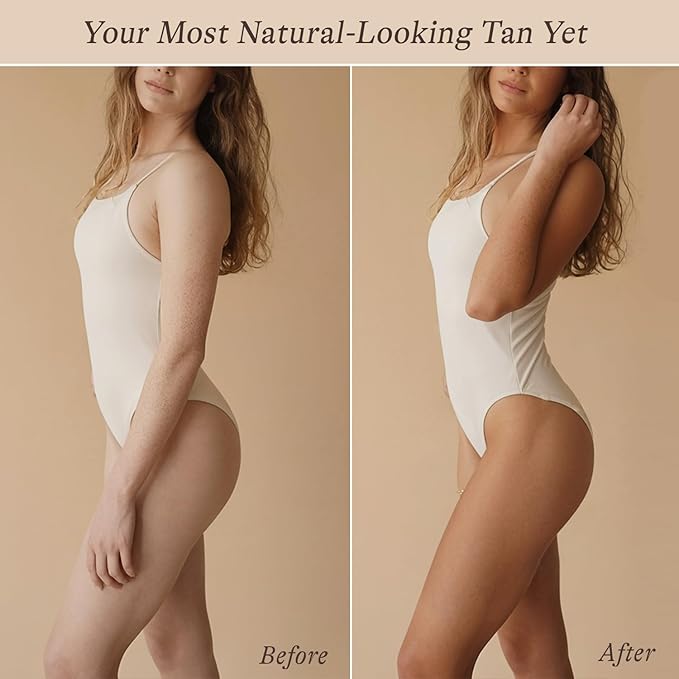 Self Tanner Tanning Mousse Kit - USA Made with Natural & Organic Ingredients, Self Tanner Mousse and Mitt, Tan Kit, Fake Tan Tanning Foam, Fair to Medium, Sunless Tanners Best Sellers