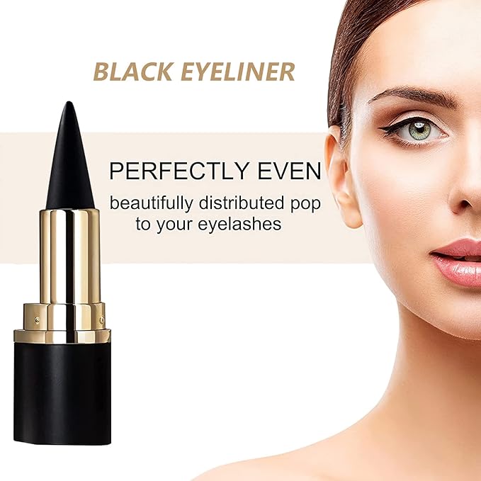 Miss Rose M Gel Eyeliner, 2 Pcs Black Eyeliner Pencils, delineador de ojos contra el agua, Easy to Use, Eye Makeup for Women (Black Pack of 2)