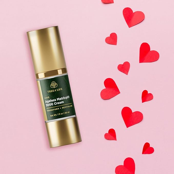 Tree of Life Beauty Moisturizer, Matrixyl 3000 Face Cream With Peptide Reduces Fine Lines, Wrinkles & Firms Skin - Dermatologist Tested for Dry Sensitive Skin - Non-Greasy Facial Skin Care - 1 Fl Oz