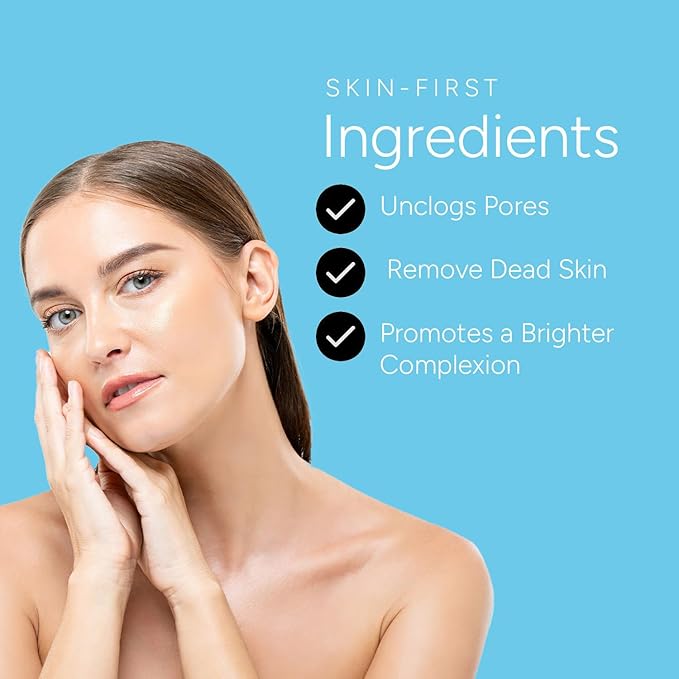 Rachel Moayer Glycolic Perfecting Facial Cleanser, Exfoliating Face Wash with 12% Glycolic Acid, Clears and Prevents Acne, for All Skin Types, Gentle Daily Facial Cleansing for Women & Men