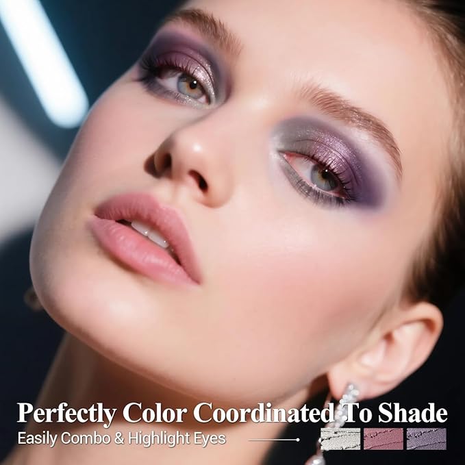 Classic 3PCS Neutral Eyeshadow Stick Makeup Set, Matte Cream Eye Shadow Eyeliner Brightener Pencil Crayon - Astral Dawn