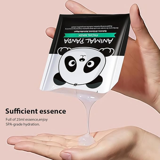 Kaely 6 Pack Kids Face Mask Spa, Animal Face Masks for Kids Teens Women Skincare, Animal Character Sheet Facial Mask for All Skin Types, Girls Night Party Skin Care Set, Birthday Christmas Gifts, 01