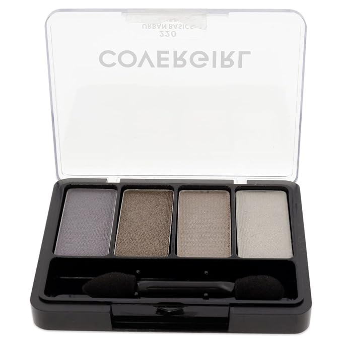 COVERGIRL Eye Enhancers 4-Kit Eye Shadow, Urban Basics (Packaging May Vary), Pack of 1