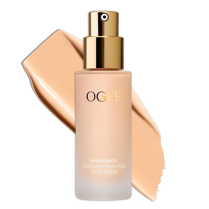 Ogee Complexion Perfecting Liquid Foundation - Lightweight Tinted Moisturizer For Face (Birch 0.25N - Fair, Neutral Undertones) - with Vitamin C & Jojoba Oil - Certified Organic & Made in USA