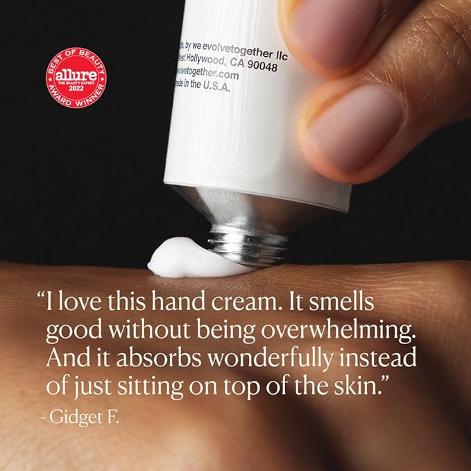 evolvetogether Hydrating Hand Cream for Women & Men | Nourishes, Protects & Moisturizes Dry Hands | No Sticky or Greasy Residue | Cruelty-Free, Paraben-Free | Made in USA (Fiji, 1.7 Oz)