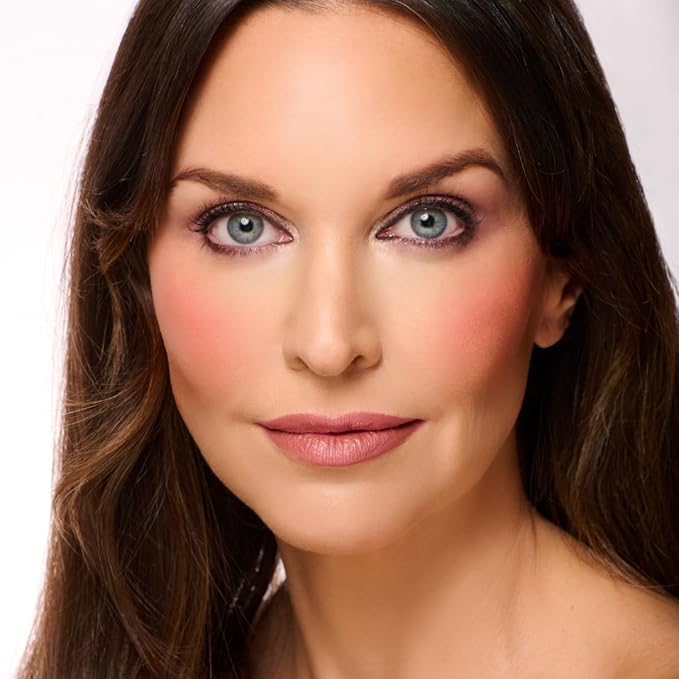 Mini Blush + Brighten Highlighter Duo, Lightweight Blendable Shimmer Blush, High Pigmented Makeup Powder Palettes, Cruelty Free - Call My Agent!