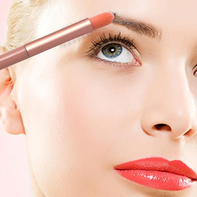 Makeup Brushes,Makeup Brush Set, 8 PCS Travel Make Up Brush Kit Mini,Cosmetic Brushes for Face Foundation Blush Eye Shadow (Pink)