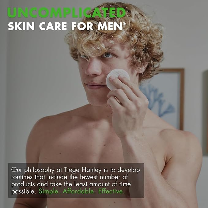 Tiege Hanley Men’s Skin Care Gift Set, Platinum – Face Wash, Scrub, AM/PM Moisturizers, Eye Cream, Serum, Clay Mask, Glycolic Pads, Lip Balm, Dopp Kit & Manicure Set – Ultimate Grooming Kit