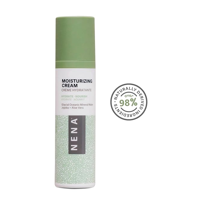 NENA Skincare Moisturizing Cream - Face Moisturizer - Gluten Free Face Cream with Shea Butter and Aloe Vera for Dry and Sensitive Skin - 1.4 oz