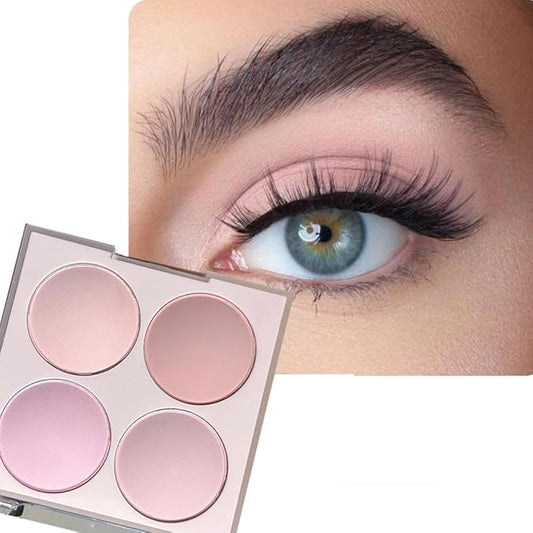 Nude Pink Eyeshadow Eye Shadow Palette Makeup,blush Naturing-Looking, Long Lasting, Neutral Nudes EyeShadow Pigmented Waterproof, sombras para ojos, Girls Monochrome Eyeshadows Gift 03#