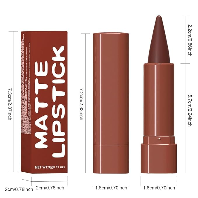 Nude Lipstick Lip Liner Matte Sets,Light to Dark High Pigmented Velvet Lipstick Lipliner for Daily Makeup,for Women Long Lasting Waterproof 24 Hours Lip Stick Lip Stain Makeup Gift Sets