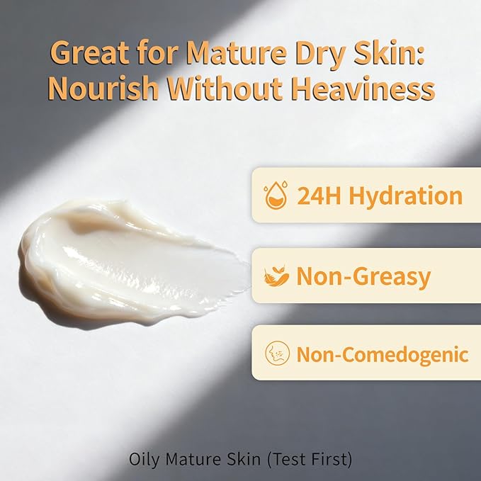 Anti-Aging Face, Eye & Neck Cream - Reduces Wrinkles & Dullness, Evens Tone, Firms, Tightens Skin, Lifts, Boosts Collagen | 48H Hydration | Anti-Aging Actives, Peptides, Vitamin C & Vit E