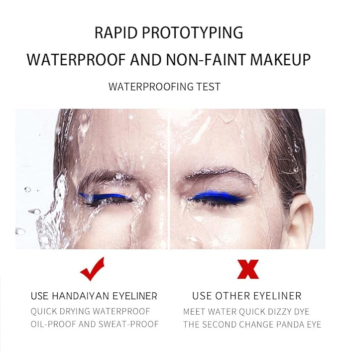 BestLand 12 Colors Matte Liquid Eyeliner Set Rainbow Colorful Neon Eyeliner Pencil Pigmented Waterproof Smudgeproof Long Lasting Gel Eye Liner Christmas Makeup Gift Kit for Women (Set A)