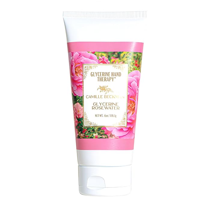 Camille Beckman Glycerine Hand Therapy Cream, Glycerine Rosewater, 6 Ounce