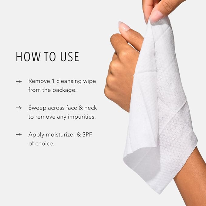 HydroPeptide HydroActive Cleanser, Micellar Facial Cloths, Cleanses Makeup, Dirt, and Excess Oil and Hydrates, 5 Pack (150 total clothes)