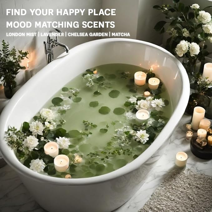 Plantful™ Organic Handmade Bath Bombs for Women, 12 Gift Sets, Large, Shea Butter Moisturizing, Essential Oils, Bubble Bath for Kids, Perfect Gifts for Women Men, Safe Bath Bombs for Kids