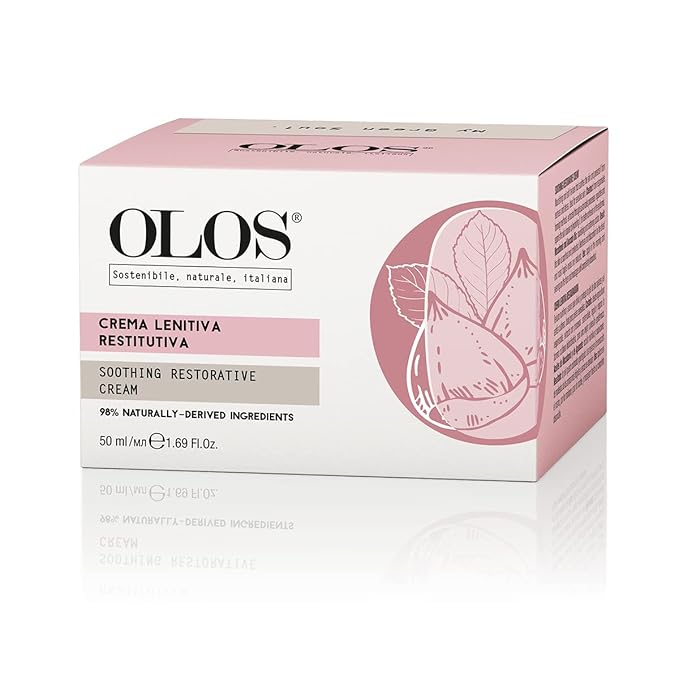 OLOS Youth-Enhancing Restructuring Cream - Anti-Aging Face Moisturizer - Face Lotion with Aloe and Shea Butter - Collagen Booster Face Cream - 1.7 oz