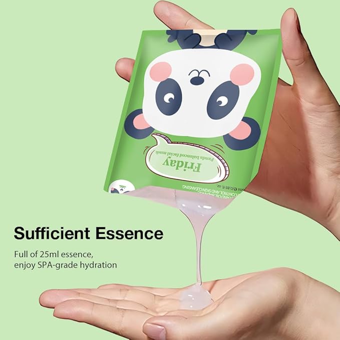 Kaely 6 Pack Animal Character Sheet Masks, Face Masks for Kids Teens Skin Care, Korean Soothe Facial Mask for All Skin Types, Girls Night Skincare Spa Party, Birthday Gifts for Women Men, Set05