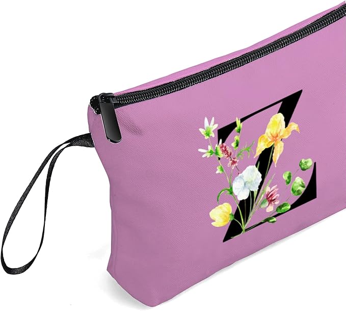 Birthday Friendship Bridesmaid Team Gifts for Employees Women Mom Girl Daughter Teenage Personalized Make up Cosmetic Bag Travel with Mirror Mothers Day Christmas Graduation Z