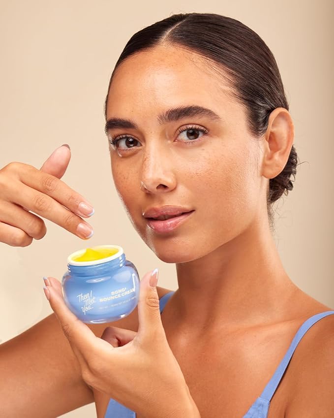 Then I Met You Bong² Bounce Cream, Allure Best of Beauty 2025, Lightweight Gel Cream Barrier Moisturizer with Omega-3 Fatty Acids, and Ceramides, Cruelty-Free, Hydration for Oily Skin, 1.69 fl oz