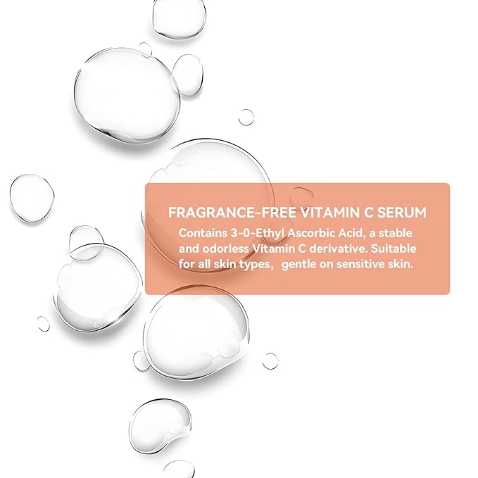 Vitamin C Serum for Face with Vitamin E & Ferulic Acid, Smoothes Wrinkles,Improves Elasticity,Firms Skin 1 Oz for Face Care, Daily Use