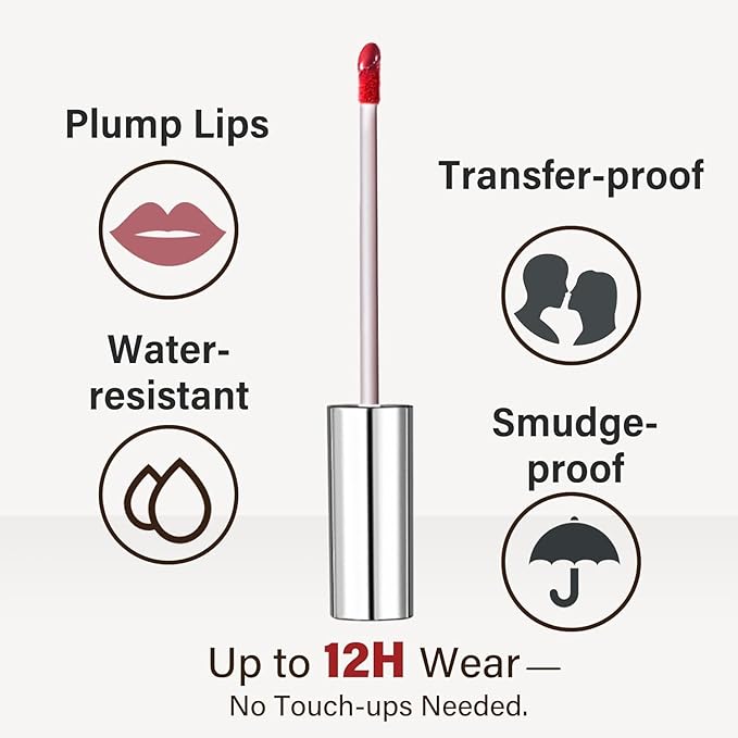 Peel Off Lip Stain Set – 3 Colors Long Lasting Lip Tint, Smudge-Proof, Transfer-Proof, Kiss-Proof, Vegan Lip Makeup Gift for Her