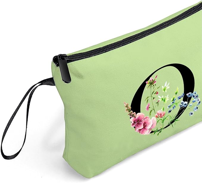 Happy Birthday Friendship Bridesmaid Team Gifts for Employees Women Mom Girl Daughter Teenage Personalized Make up Cosmetic Bag Travel with Mirror Mothers Day Christmas Graduation O