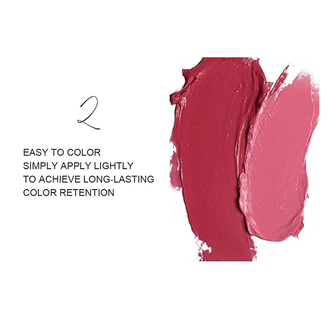 BONNIE CHOICE 6Pcs Matte Lipstick Set, Brown Nude Pink Purple Rose Red Matte Lipstick Sets for Women Velvet Lipstick Long Lasting Waterproof 24 Hours Lip Stick Makeup Christmas Day Gift Sets (A)