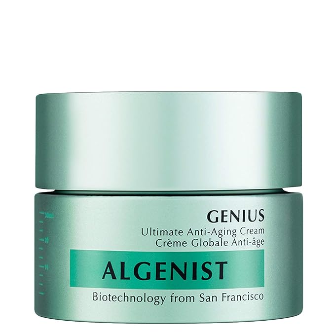 Algenist GENIUS Ultimate Anti-Aging Face Cream - Restoring Collagen Cream to Smooth, Brighten + Help Improve Skin's Radiance - Formulated with Patented Alguronic Acid and Microalgae Oil (1 oz)